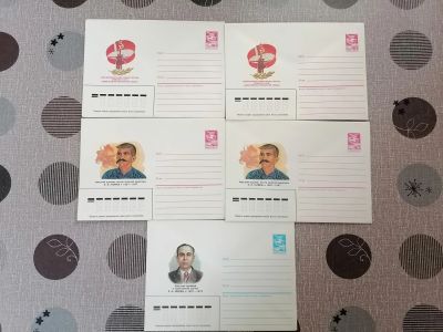 Лот: 25514792. Фото: 1. Конверты СССР 1987г. Чистые. Клапан... Открытки, конверты