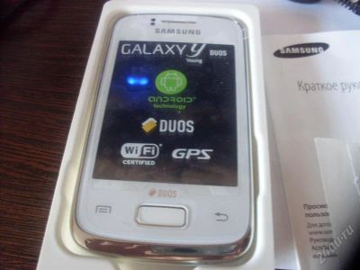 Лот: 2151654. Фото: 1. Samsung Galaxy Y DUOS GT-S6102... Смартфоны