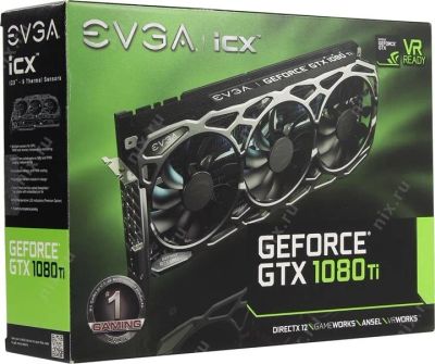 Лот: 9968548. Фото: 1. GTX1080Ti Evga FTW3 Gaming, PCI-Ex16... Видеокарты