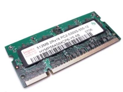 Лот: 6752552. Фото: 1. so-dimm 512mb pc2-5300s hynix. Оперативная память