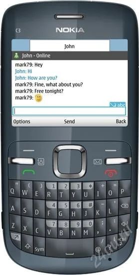 Лот: 1251351. Фото: 1. Nokia C3. Кнопочные мобильные телефоны