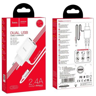 Лот: 22149700. Фото: 1. СЗУ HOCO C82A dual USB port... Зарядные устройства, блоки питания, адаптеры сетевые для смартфонов