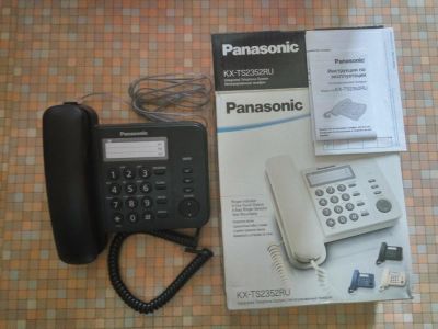 Лот: 8265079. Фото: 1. Телефон Panasonic KX-TS2352. Проводные телефоны