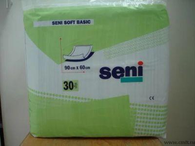 Лот: 2975400. Фото: 1. Пеленки одноразовые SENI SOFT... Детская гигиена