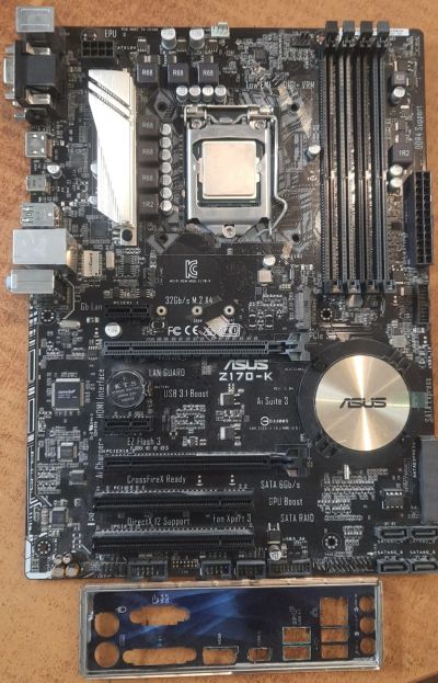 Лот: 18972437. Фото: 1. LGA1151 ASUS Z170-K. Материнские платы