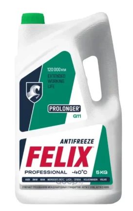 Лот: 19203568. Фото: 1. Антифриз зеленый Felix-40 Prolonger... Масла, жидкости