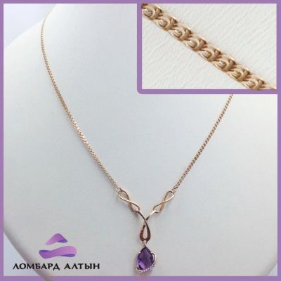 Лот: 7984133. Фото: 1. Золотое колье 585 пробы. Вес 5... Цепочки