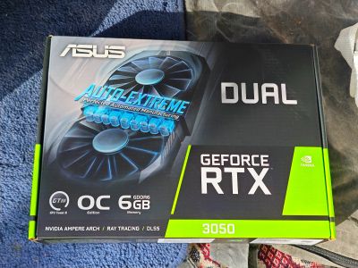Лот: 25264133. Фото: 1. Видеокарта Asus RTX 3050 Новая. Видеокарты