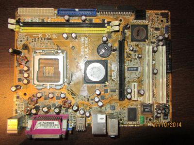 Лот: 4982766. Фото: 1. Материнская плата ASUS P5V-VM... Материнские платы