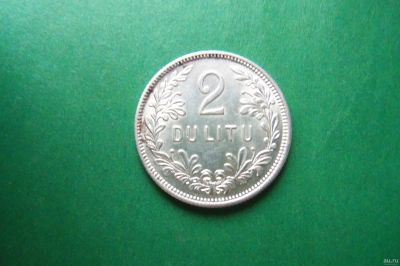 Лот: 16773010. Фото: 1. 2 лита 1925 г. Литва,серебро,AU... Страны СНГ и Балтии