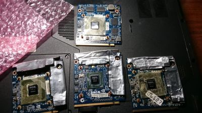 Лот: 9615009. Фото: 1. 4 видеокарты Nvidia. Видеокарты