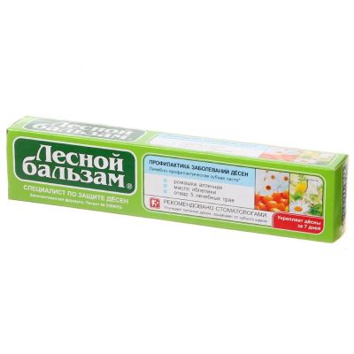 Лот: 24117142. Фото: 1. Зубная паста Лесной бальзам, Ромашка... Уход за полостью рта