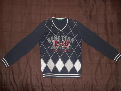 Лот: 3330152. Фото: 1. Пуловер на мальчика Benetton... Свитера, худи, толстовки