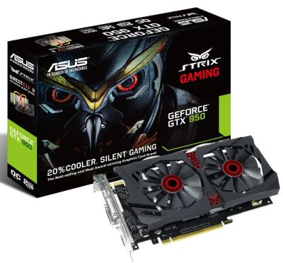 Лот: 7553500. Фото: 1. ASUS Strix GTX950-DC2OC-2GD5. Видеокарты