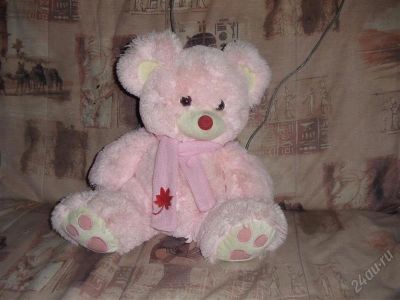 Лот: 1304031. Фото: 1. мягкий розовый,вроде мышонок. Мягкие