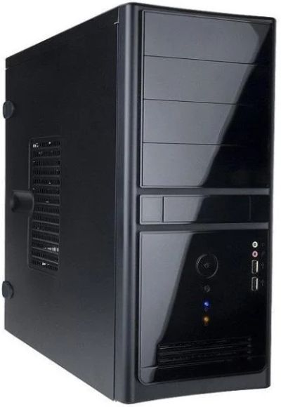 Лот: 4552838. Фото: 1. Корпус ATX 450w InWin EC021 чёрный... Корпуса, блоки питания