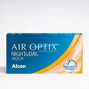 Лот: 25450561. Фото: 1. AIR OPTIX Night & Day AQUA (3... Оправы для очков