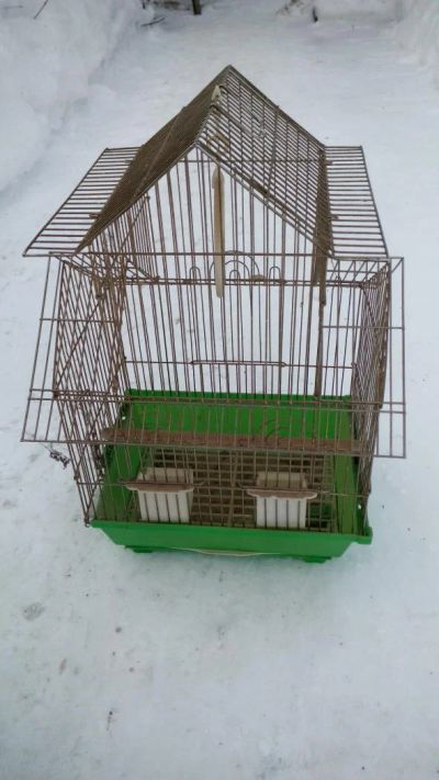 Лот: 4972070. Фото: 1. клетка для птиц. Домики, переноски, клетки, когтеточки