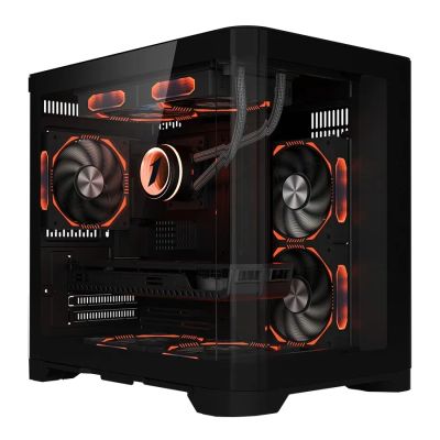 Лот: 24999260. Фото: 1. Корпус mATX Б_БП 1STPLAYER UVIEW... Корпуса, блоки питания