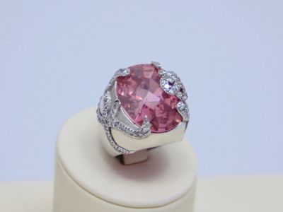 Лот: 14614419. Фото: 1. СЕРЕБРЯНОЕ КОЛЬЦО С ЦИРКОНОМ 23... Кольца, перстни