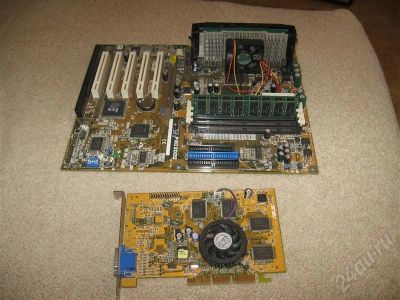 Лот: 501143. Фото: 1. Pentium III 733 / P3C2000 / ps133... Компьютеры в сборе