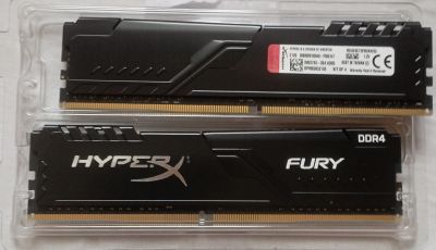 Лот: 24862029. Фото: 1. Kingston HyperX Fury DDR4 2400... Оперативная память