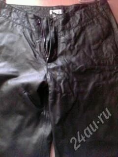 Лот: 2032235. Фото: 1. Брюки кожаные. Брюки, шорты