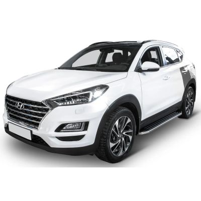 Лот: 24632202. Фото: 1. Порог-площадка Rival для Hyundai... Детали тюнинга