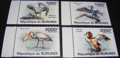 Лот: 10450172. Фото: 1. Бурунди 2011 MNH пс птицы. Марки