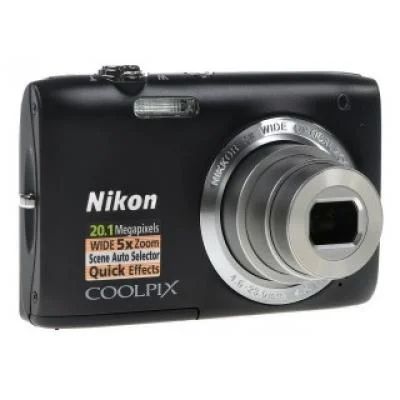 Лот: 4551267. Фото: 1. Фотокамера Nikon S2800 Black 20Mpx... Цифровые компактные