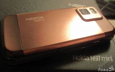 Лот: 1621051. Фото: 1. Nokia N97mini Bronze комплект. Смартфоны