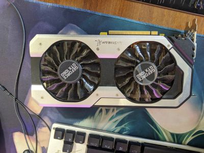 Лот: 16308562. Фото: 1. Palit jetstream gtx 1060 6gb. Видеокарты