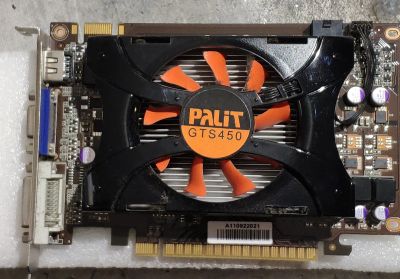 Лот: 15014185. Фото: 1. Видеокарта Nvidia GTS 450 1gb. Видеокарты