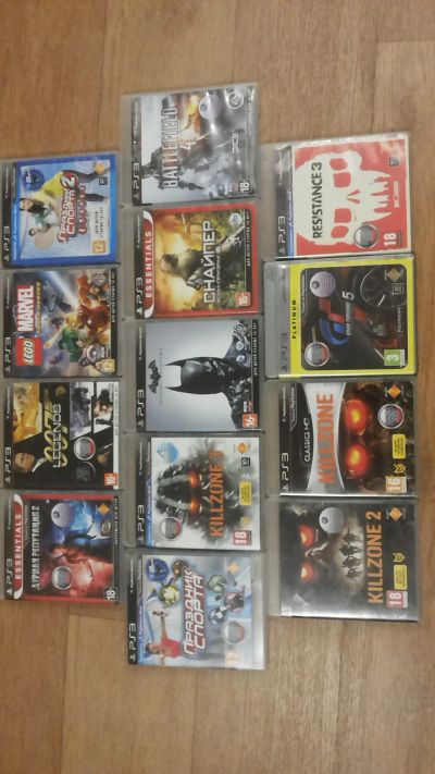 Лот: 6076802. Фото: 1. Игры на PS3 (13 дисков) можно... Игры для консолей