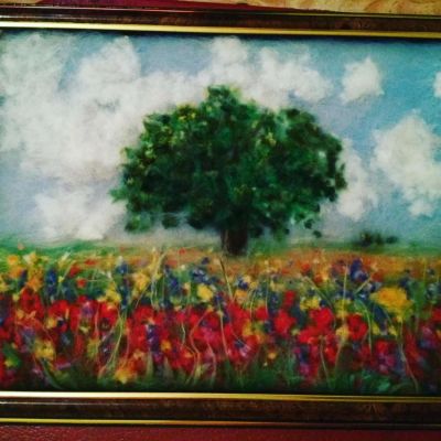 Лот: 11461624. Фото: 1. Продам картину " Летний пейзаж... Произведения
