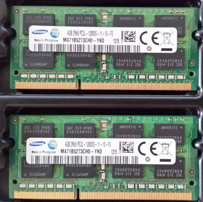 Лот: 5510718. Фото: 1. 2x4GB 2Rx8 PC3L-12800S-11-10-F3... Оперативная память