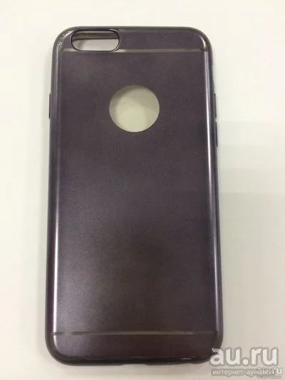 Лот: 12965090. Фото: 1. Чехол iPhone 6/ 6S Силикон Серый... Чехлы, бамперы