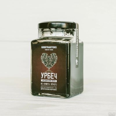 Лот: 15479132. Фото: 1. Урбеч из кунжута черного, 230... Диетическое питание