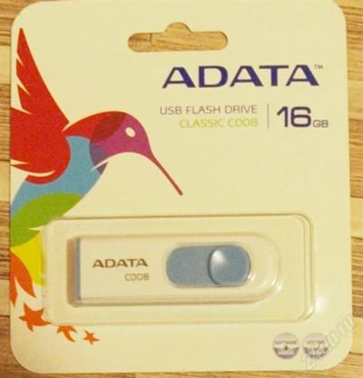 Лот: 796159. Фото: 1. USB DRIVE A-DATA16 Гигабайт Gb. USB-флеш карты