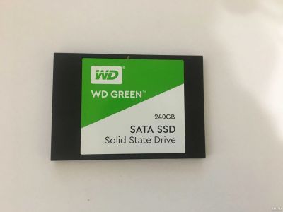 Лот: 16436532. Фото: 1. SSD WD GREEN 240гб. SSD-накопители