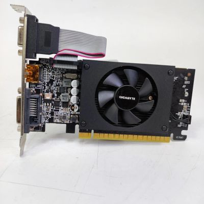 Лот: 19885602. Фото: 1. Видеокарта GIGABYTE GeForce GT710... Видеокарты