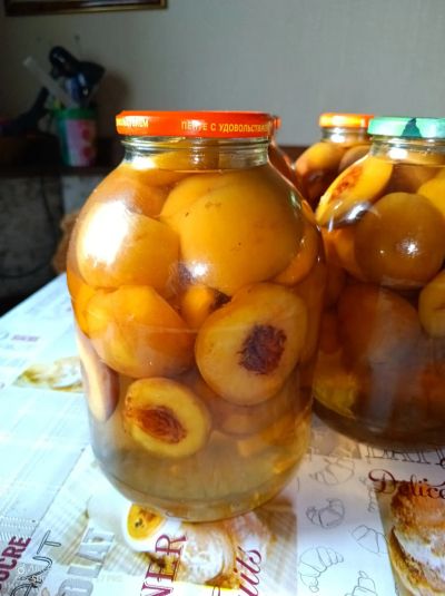 Лот: 21059002. Фото: 1. Персиковый компот. Напитки