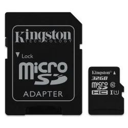 Лот: 4525618. Фото: 1. Карта памяти micro SDHC 32GB KingSTON... Карты памяти
