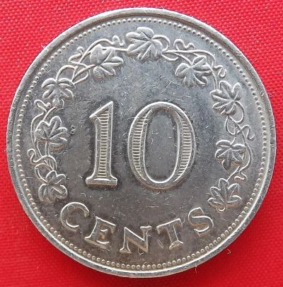 Лот: 1589464. Фото: 1. (№799/LF) 10 центов 1972 (Мальта... Европа
