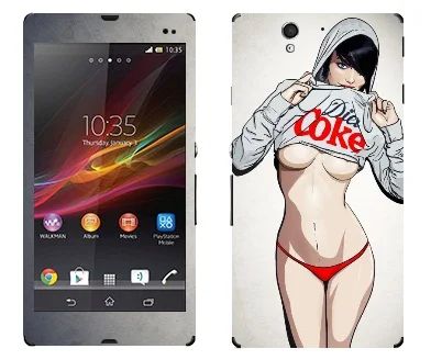 Лот: 3488325. Фото: 1. Виниловая наклейка для Sony Xperia... Защитные стёкла, защитные плёнки