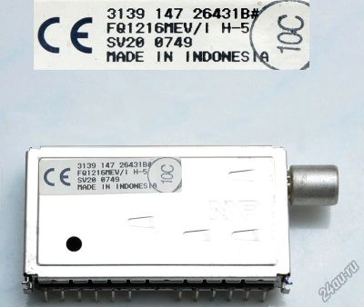 Лот: 5063031. Фото: 1. Тюнер 3139 147 26431B(FQ1216MEU... Печатные платы