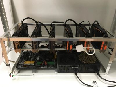 Лот: 10446973. Фото: 1. Майнинг ферма на 5 карт Gigabyte... Другое (компьютеры, оргтехника, канцтовары)