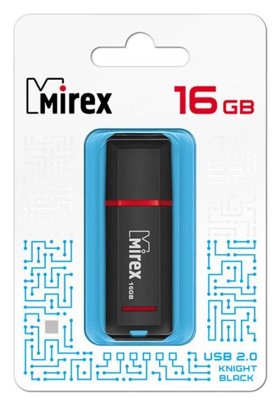 Лот: 16172784. Фото: 1. USB 16 Gb Mirex Knight black USB... USB-флеш карты