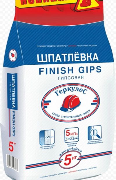 Лот: 12129528. Фото: 1. Сухие смеси Шпатлевка Геркулес... Смеси, шпатлевки, цемент