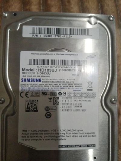 Лот: 16797668. Фото: 1. Продам жоский диск самсунг. Жёсткие диски (HDD)